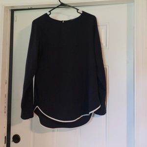 Navy blue blouse